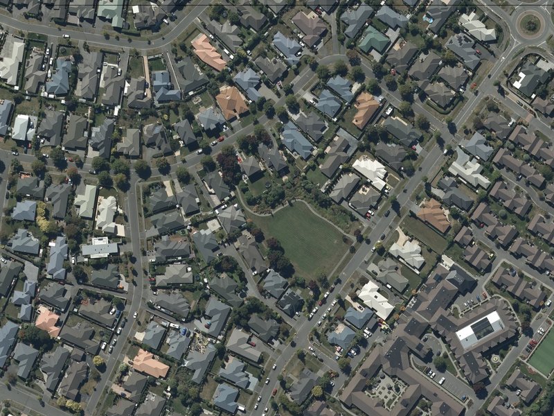 aerial view of Bibiana Reserve and the ground around it