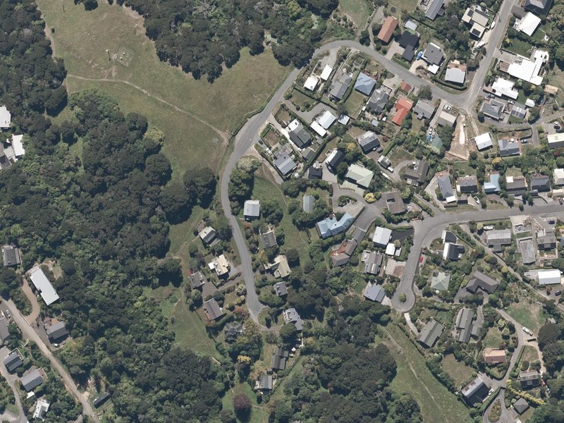aerial view of Bercusson Reserve and the ground around it