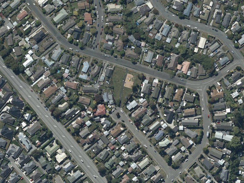 aerial view of Westbrooke Park and the ground around it