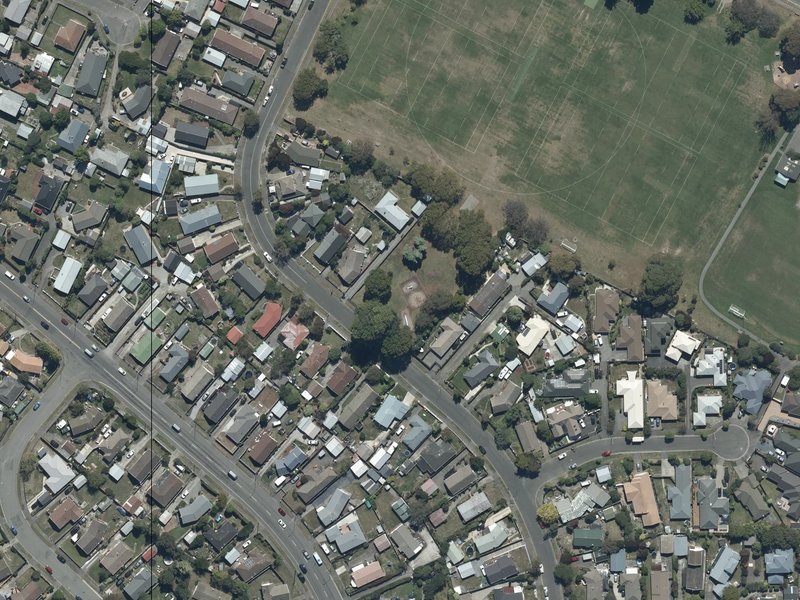 aerial view of Cottonwood Reserve and the ground around it
