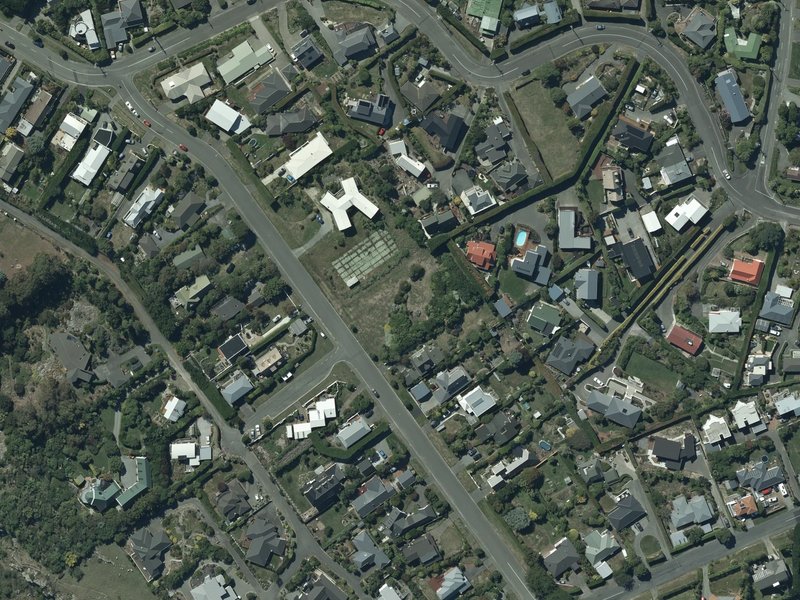 aerial view of Major Hornbrook Reserve and the ground around it