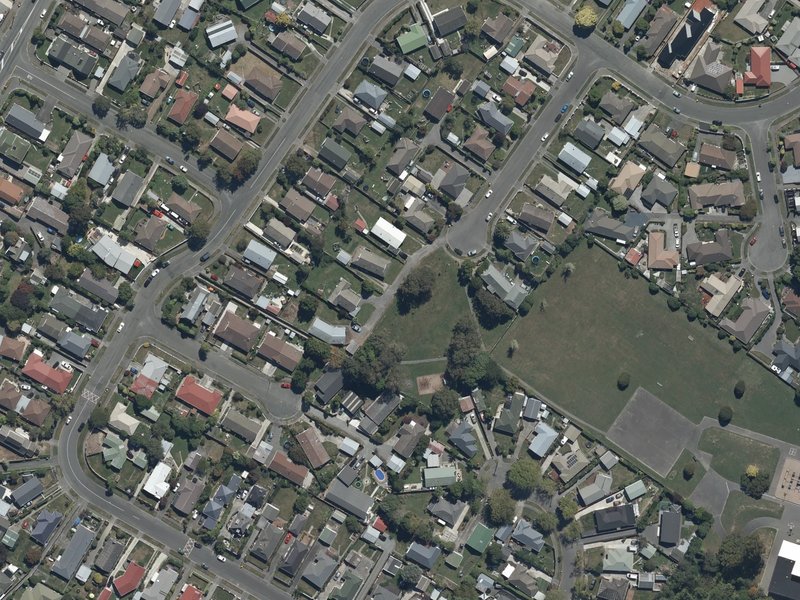 aerial view of Tralee Reserve and the ground around it