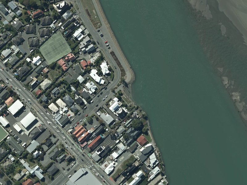 aerial view of Beachville Reserve and the ground around it