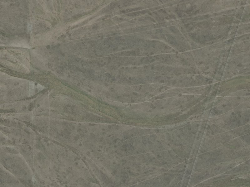 aerial view of Mcleans Grassland Park and the ground around it