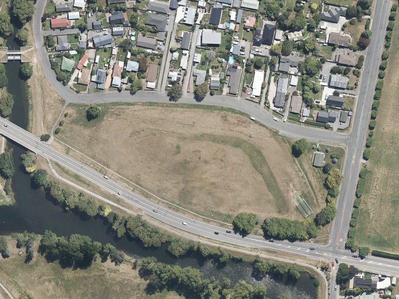 aerial view of Wylie Park and the ground around it