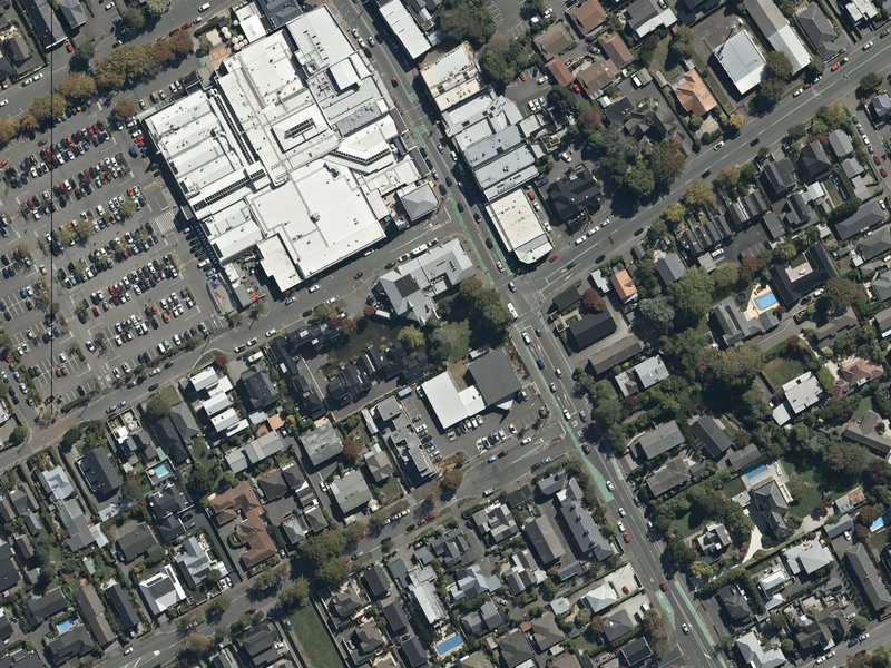 aerial view of Merivale Village Green and the ground around it