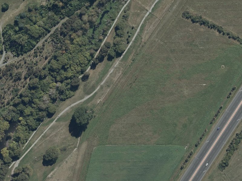 aerial view of Groynes and the ground around it