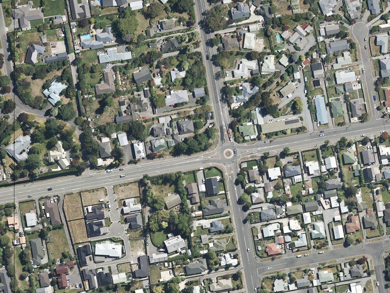 aerial view of Bells Siding and the ground around it