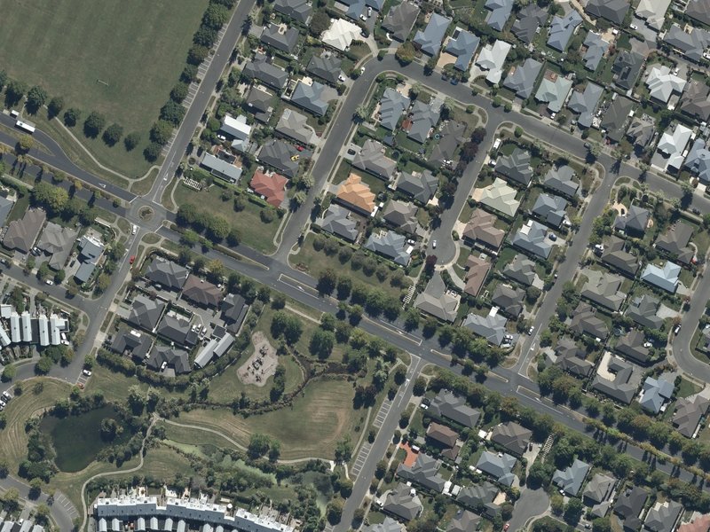 aerial view of Mounter Reserve and the ground around it