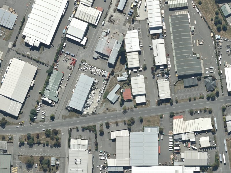 aerial view of Waterloo Reserve No. 1 and the ground around it