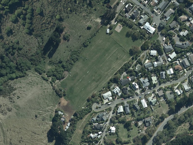 aerial view of Sumnervale Reserve and the ground around it