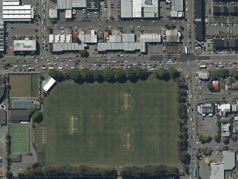 aerial view of Sydenham Park and the ground around it