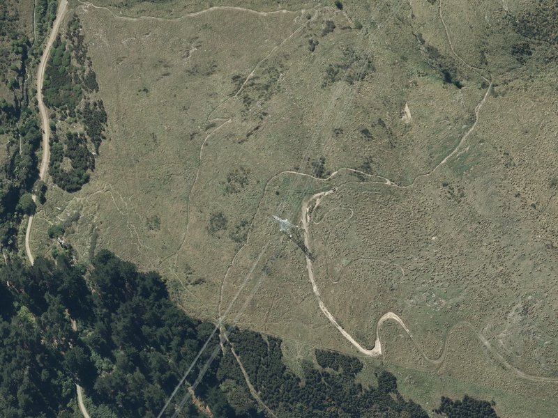 aerial view of Bowenvale Park and the ground around it