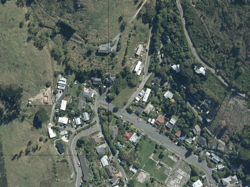 aerial view of Voelas Playground and the ground around it