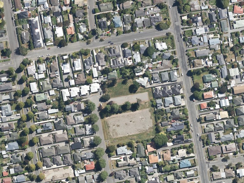 aerial view of Drama Club Reserve and the ground around it