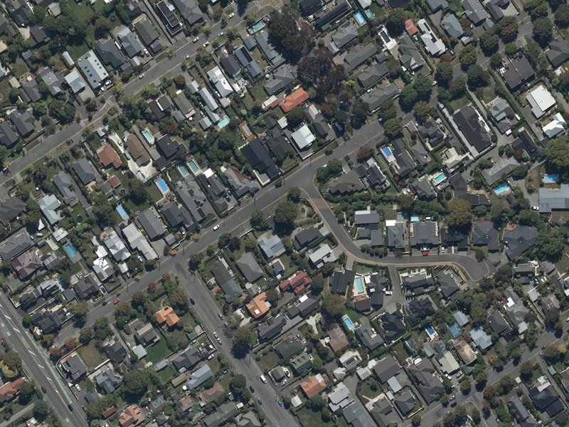 aerial view of Nightingale Reserve and the ground around it
