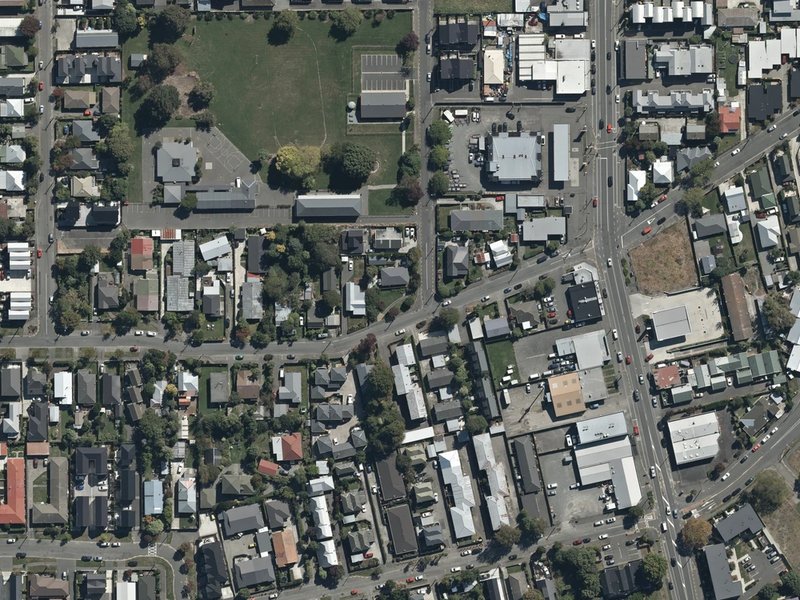 aerial view of Alexandra Park and the ground around it