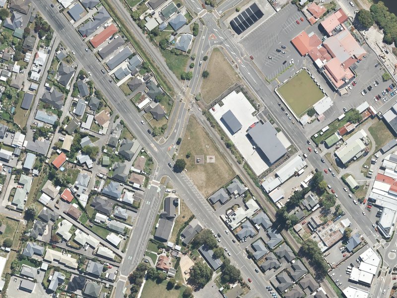 aerial view of Fuller Street Reserve and the ground around it