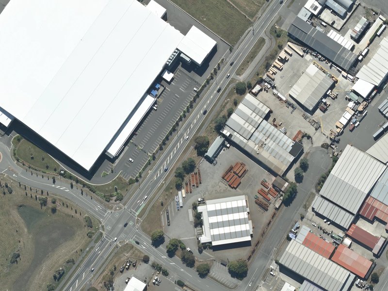aerial view of Shands Reserve and the ground around it