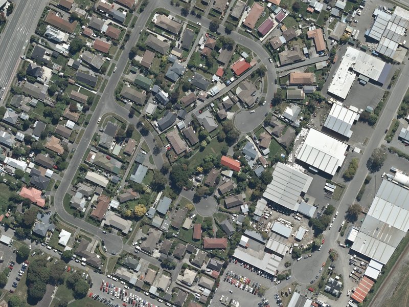 aerial view of Castile Reserve and the ground around it