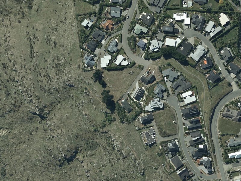 aerial view of Major Hornbrook Reserve No. 2 and the ground around it