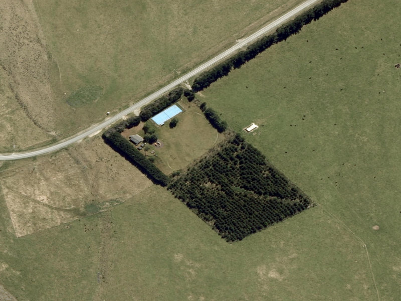aerial view of Lees Valley School Reserve and the ground around it