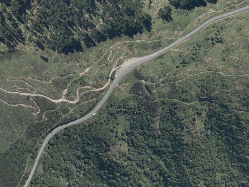 aerial view of Summit Lookout Reserve and the ground around it