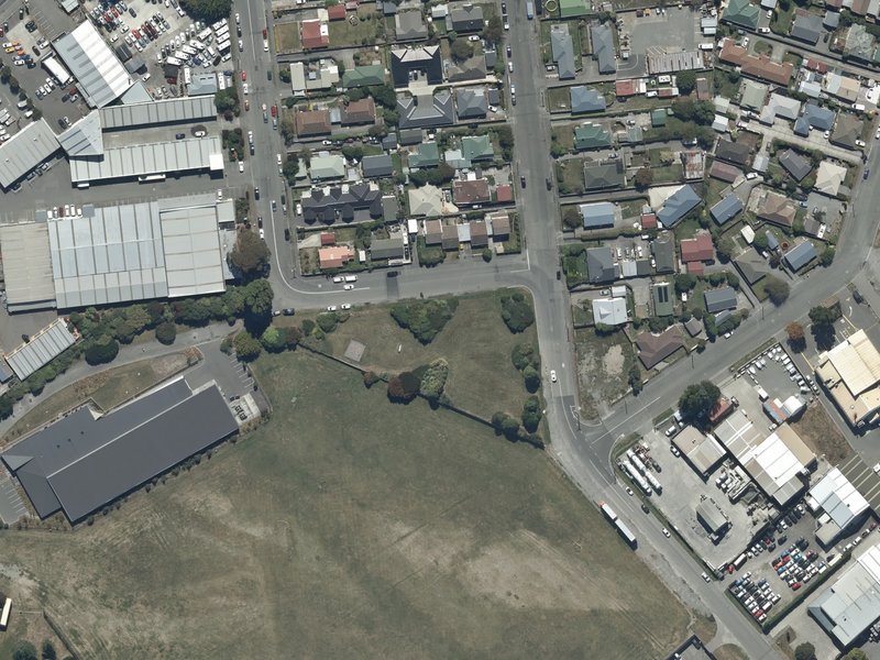 aerial view of Vickerys Reserve and the ground around it