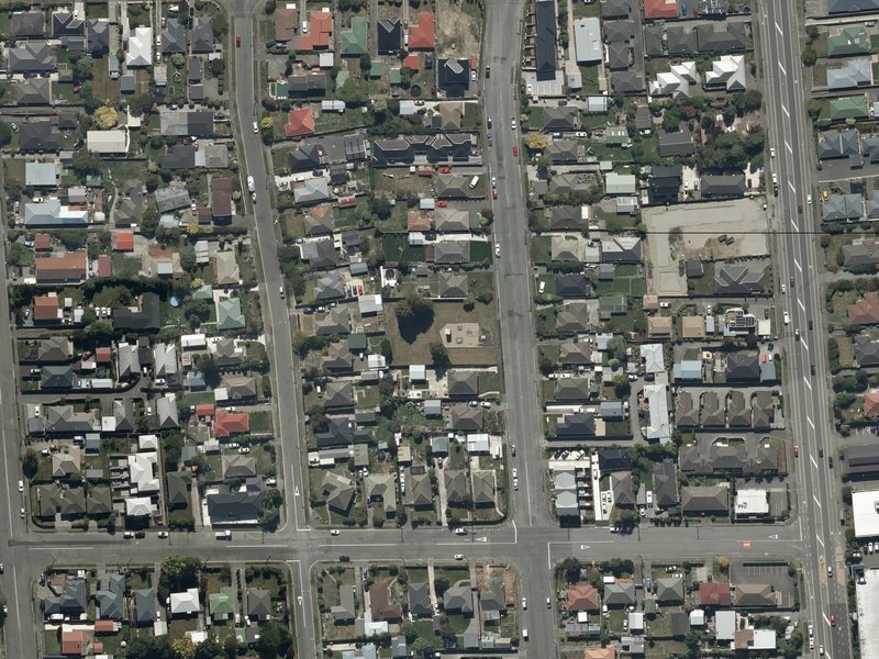 aerial view of Sabina Playground and the ground around it