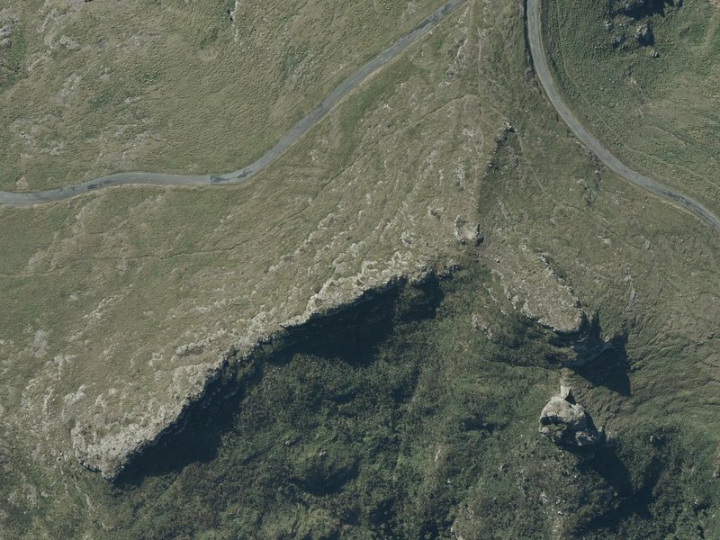 aerial view of Tors Scenic Reserve and the ground around it