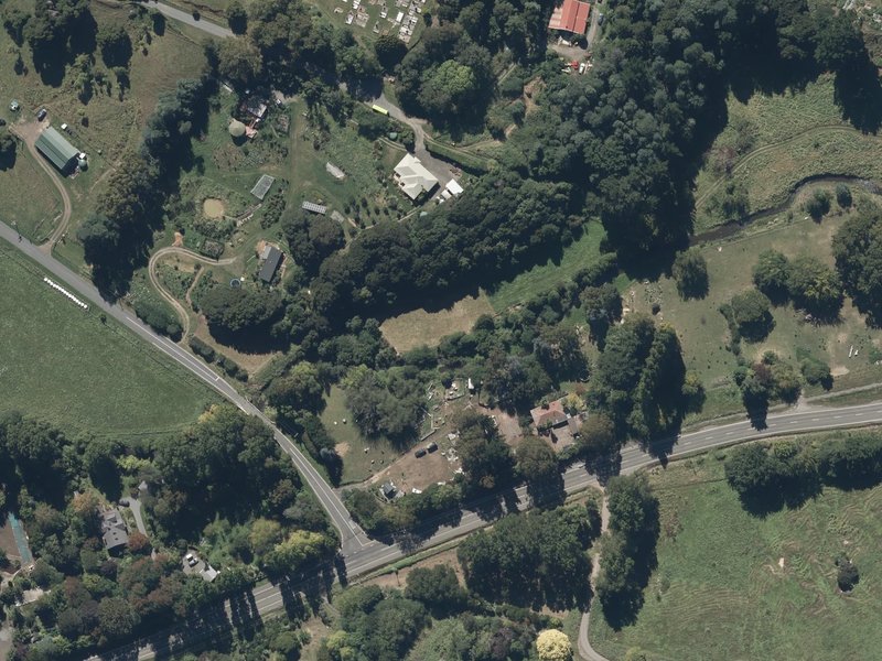 aerial view of Little River Esplanade Reserve and the ground around it