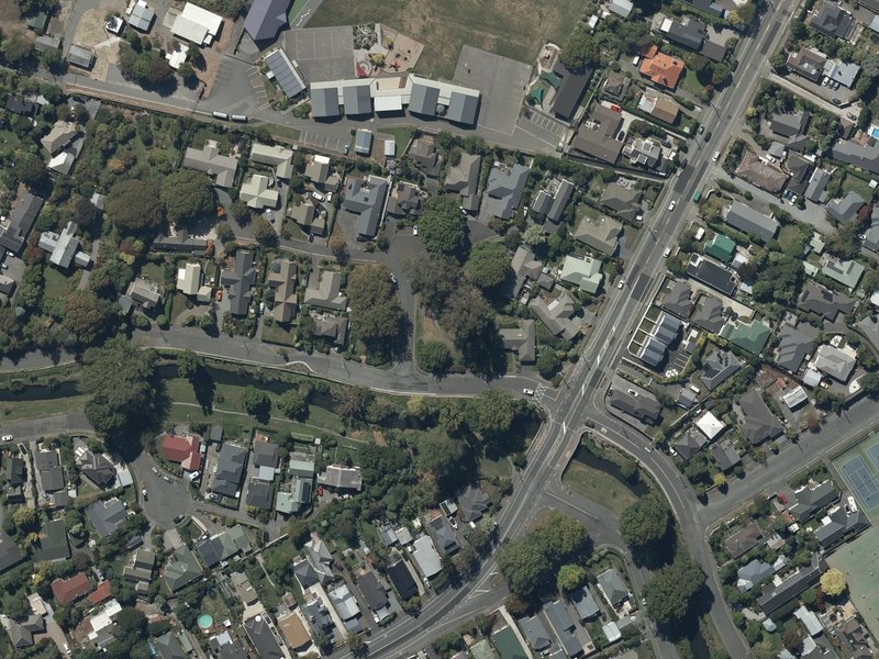 aerial view of Acorn Reserve and the ground around it