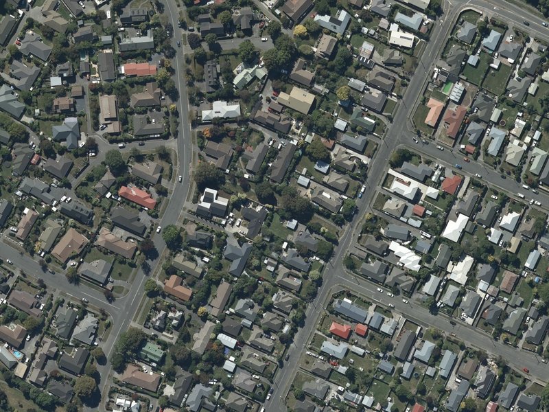 aerial view of Lancewood Reserve and the ground around it