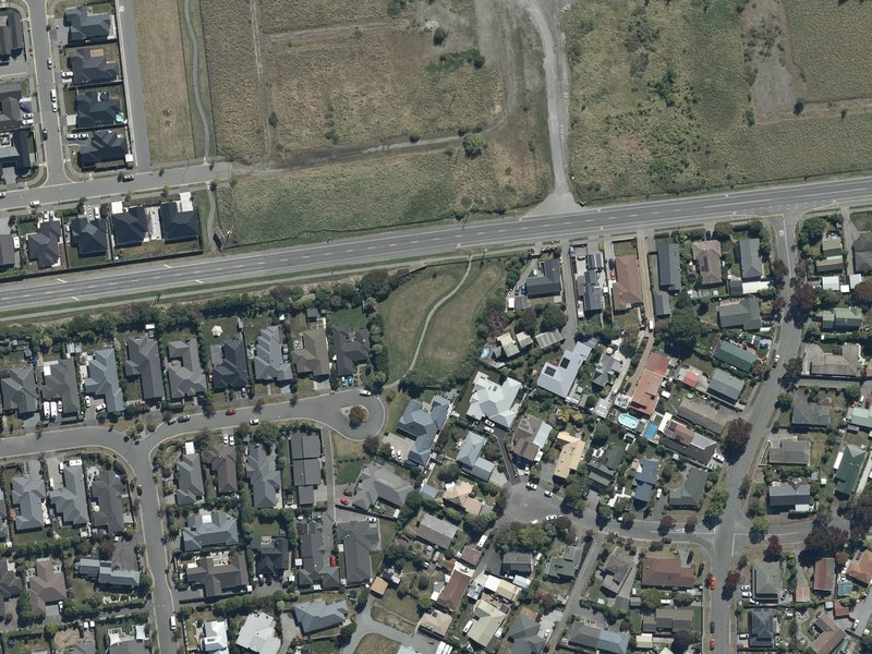 aerial view of Rosebank Reserve and the ground around it