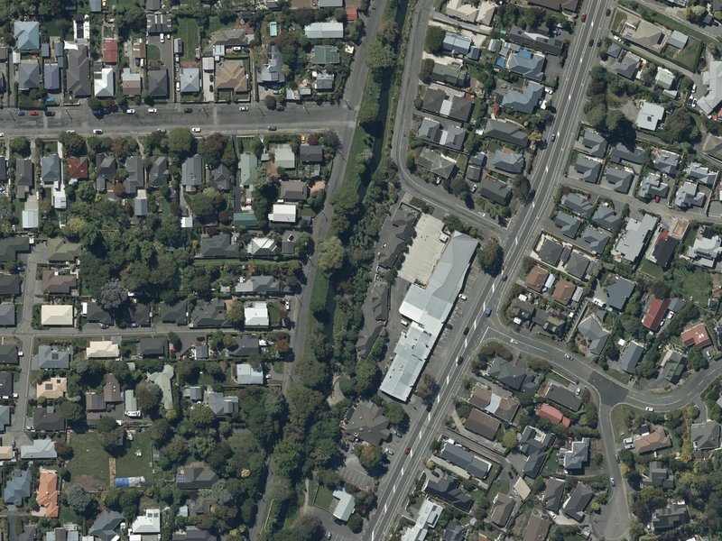 aerial view of Farnley Reserve and the ground around it