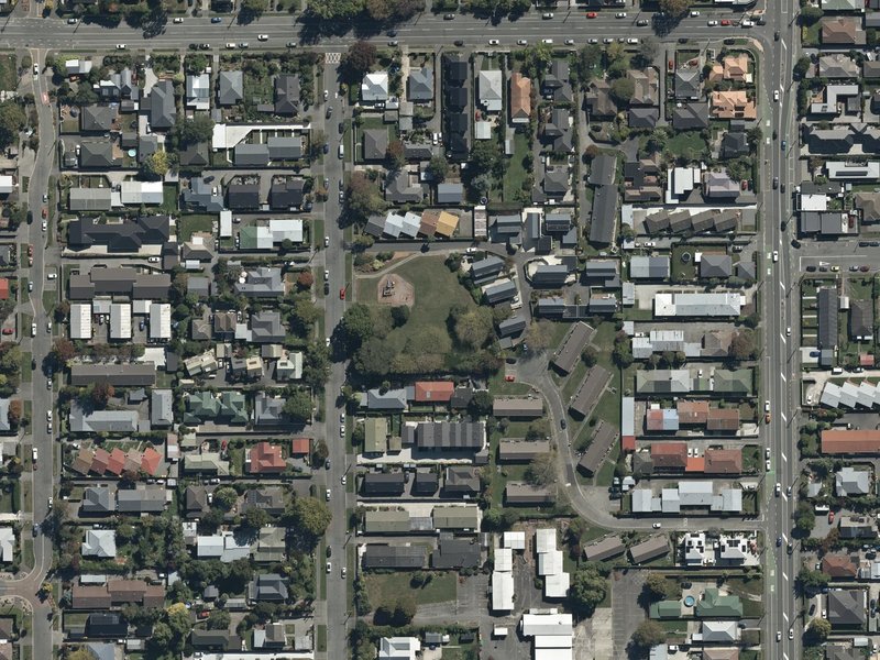 aerial view of Champion Reserve and the ground around it