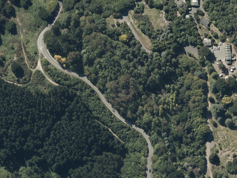 aerial view of Victoria Park and the ground around it