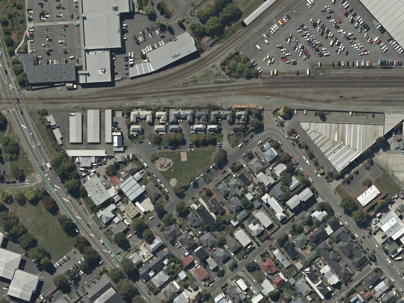 aerial view of Longley Reserve and the ground around it