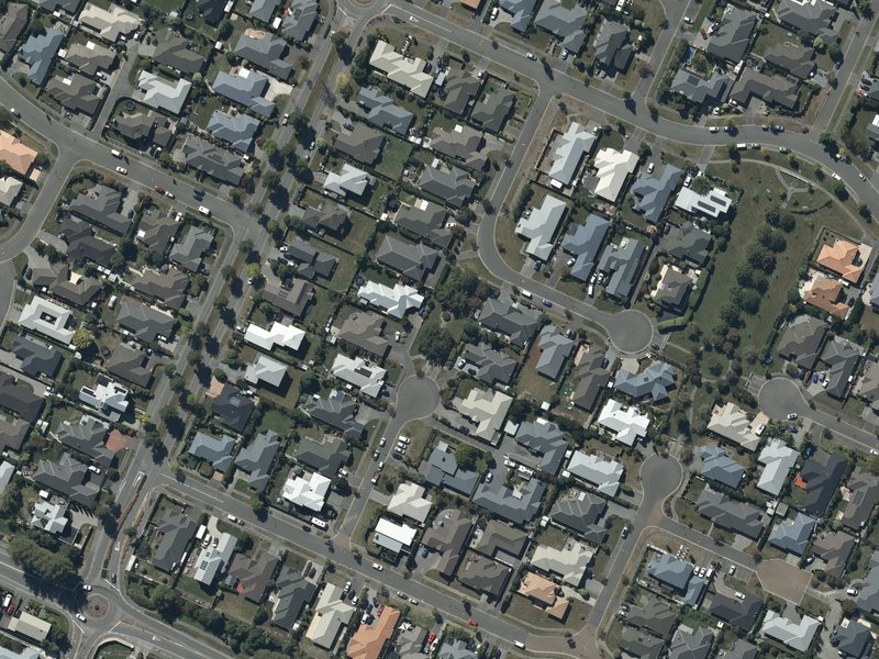 aerial view of Rooney Reserve and the ground around it