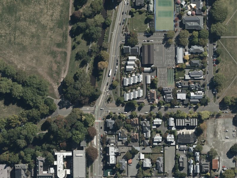 aerial view of Armagh Reserve and the ground around it