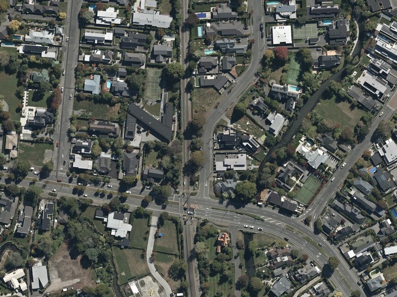 aerial view of Clifford Reserve and the ground around it