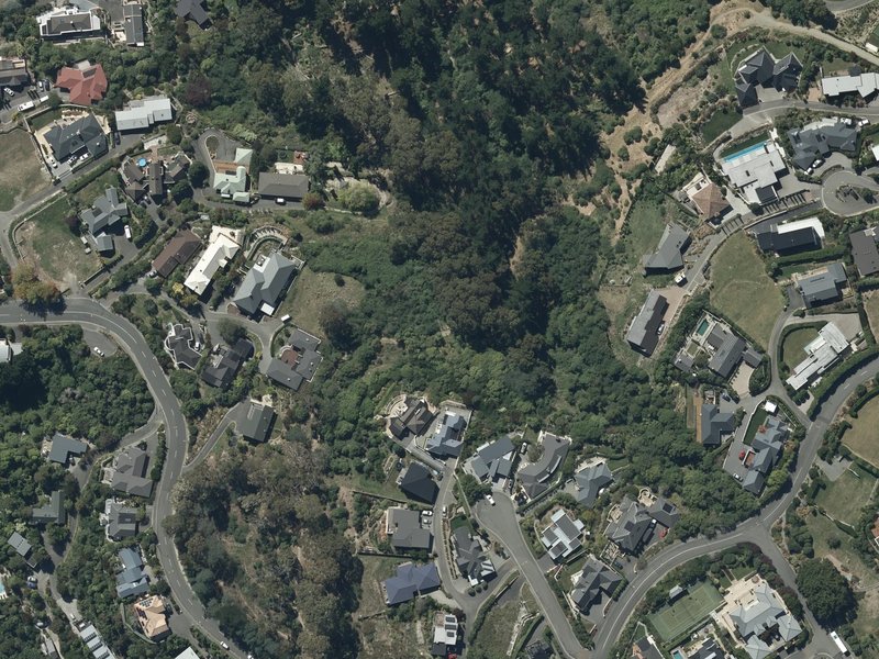 aerial view of Coronation Reserve and the ground around it
