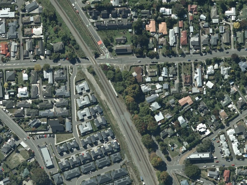 aerial view of Martindales Reserve No. 1 and the ground around it