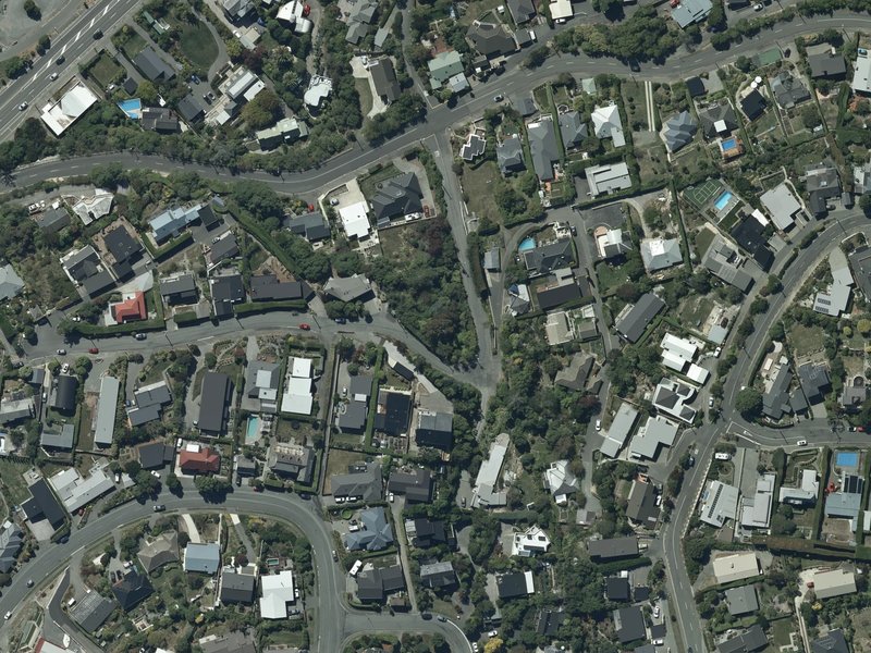 aerial view of Te Awakura Reserve and the ground around it