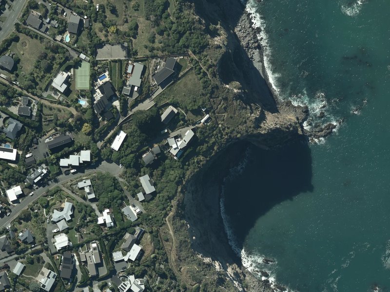 aerial view of Whitewash Reserve and the ground around it