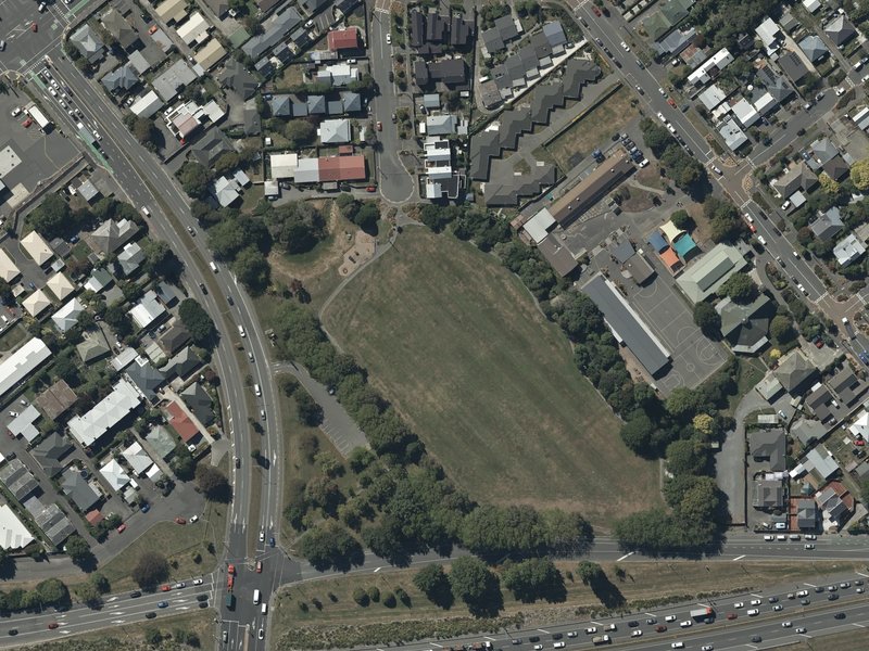 aerial view of Addington Park and the ground around it