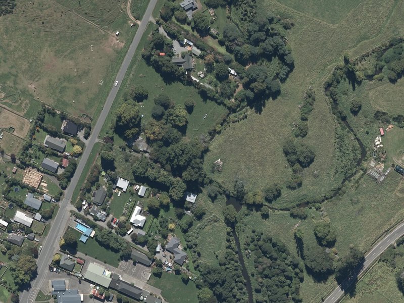 aerial view of Western Valley Streamside Esplanade and the ground around it