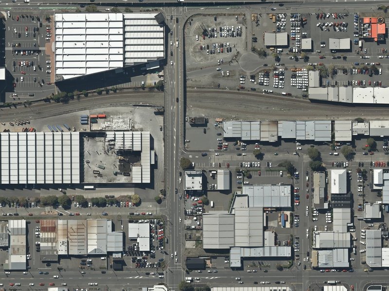 aerial view of Carlyle Reserve and the ground around it