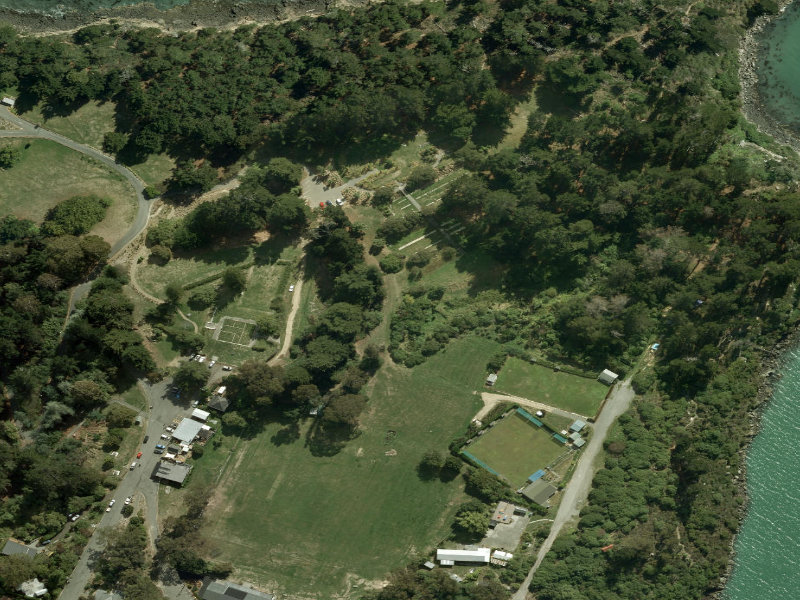 aerial view of Stoddart Point Reserve and the ground around it