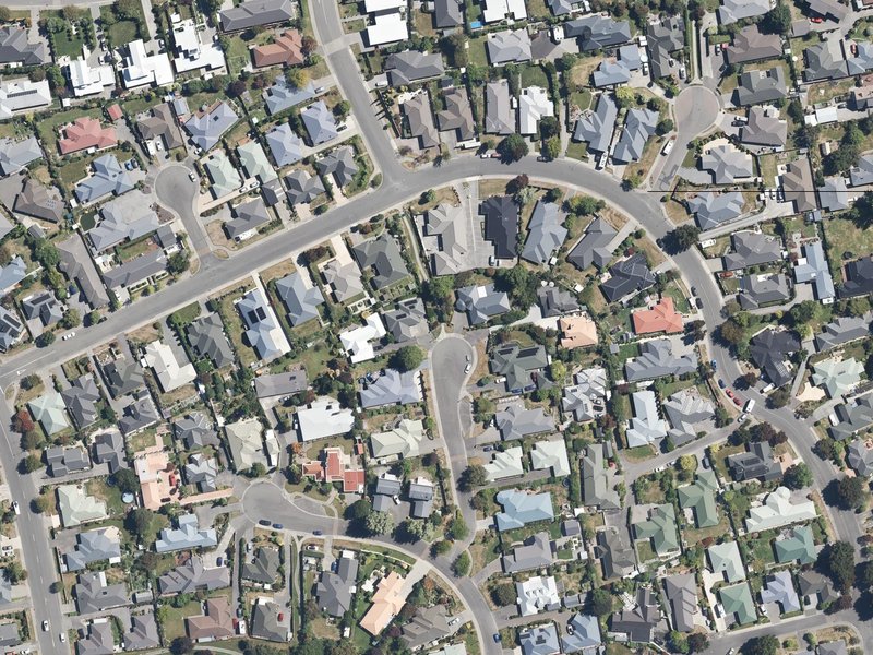 aerial view of Goodwood Close Recreation Reserve and the ground around it